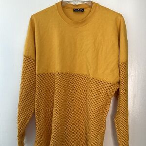 NWOT Spirit Jersey Yellow Mesh Jersey Top S & M